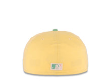 Load image into Gallery viewer, San Diego Padres New Era MLB 59FIFTY 5950 Fitted Cap Hat Light Yellow Crown Light Teal Visor Pink/Sky Batting Friar Logo 1992 All-Star Game Side Patch