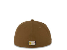 Load image into Gallery viewer, San Diego Padres New Era MLB 59FIFTY 5950 Fitted Cap Hat Khaki Crown Chrom White Visor Pink/Chrom Logo 40th Anniversary Side Patch Pink UV