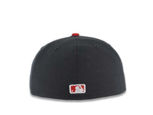 Load image into Gallery viewer, San Diego Padres New Era MLB 59FIFTY 5950 Fitted Cap Hat Dark Gray Crown Red Visor White Logo (Color Pack)
