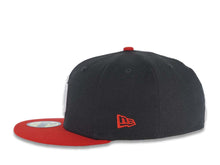 Load image into Gallery viewer, San Diego Padres New Era MLB 59FIFTY 5950 Fitted Cap Hat Dark Gray Crown Red Visor White Logo (Color Pack)
