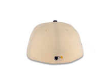 Load image into Gallery viewer, San Diego Padres New Era MLB 59FIFTY 5950 Fitted Cap Hat Chrome White Crown Navy Visor Yellow/Navy Logo 2016 All-Star Game Side Patch Gray UV