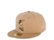 Load image into Gallery viewer, San Diego Padres New Era MLB 59FIFTY 5950 Fitted Cap Hat Khaki Crown/Visor Yellow Batting Friar Logo 1992 All-Star Game Side Patch Olive UV