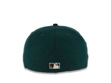 Load image into Gallery viewer, San Diego Padres New Era MLB 59FIFTY 5950 Fitted Cap Hat Dark Green Crown Black Visor Black/Brown Batting Friar Logo 1992 All-Star Game Side Patch