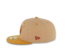 Load image into Gallery viewer, San Diego Padres New Era MLB 59FIFTY 5950 Fitted Cap Hat Camel Crown Panama Tan Visor Tan/Cardinal Swinging Friar Logo 1978 All-Star Game Side Patch Cardinal UV