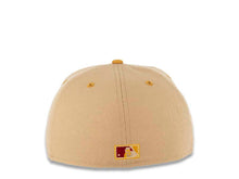 Load image into Gallery viewer, San Diego Padres New Era MLB 59FIFTY 5950 Fitted Cap Hat Camel Crown Panama Tan Visor Tan/Cardinal Swinging Friar Logo 1978 All-Star Game Side Patch Cardinal UV