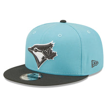 Load image into Gallery viewer, Toronto Blue Jays New Era MLB 9FIFTY 950 Snapback Cap Hat Light Blue Crown Dark Gray Visor Dark Gray/White Logo Gray UV (Color Pack)