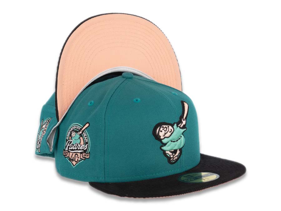 NEW ERA CAPS San Diego Padres Peach Mint 59FIFTY Fitted Hat