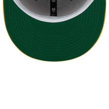 Load image into Gallery viewer, San Diego Padres New Era MLB 9FIFTY 950 Snapback Cap Hat Brown Pinstripes Crown Yellow Visor Yellow/White Text Logo (City Arch)