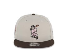Load image into Gallery viewer, San Diego Padres New Era MLB 9FIFTY 950 Snapback Cap Hat Stone Crown Brown Visor Pink/Metallic Brown Logo 25th Anniversary Side Patch Pink UV