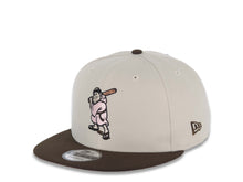 Load image into Gallery viewer, San Diego Padres New Era MLB 9FIFTY 950 Snapback Cap Hat Stone Crown Brown Visor Pink/Metallic Brown Logo 25th Anniversary Side Patch Pink UV