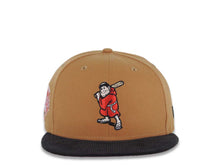 Load image into Gallery viewer, (Corduroy Visor) San Diego Padres New Era MLB 9FIFTY 950 Snapback Cap Hat Brown Crown Black Visor Batting Friar Logo 1992 All-Star Game Side Patch
