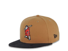 Load image into Gallery viewer, (Corduroy Visor) San Diego Padres New Era MLB 9FIFTY 950 Snapback Cap Hat Brown Crown Black Visor Batting Friar Logo 1992 All-Star Game Side Patch