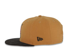 Load image into Gallery viewer, (Corduroy Visor) San Diego Padres New Era MLB 9FIFTY 950 Snapback Cap Hat Brown Crown Black Visor Batting Friar Logo 1992 All-Star Game Side Patch