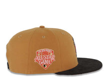 Load image into Gallery viewer, (Corduroy Visor) San Diego Padres New Era MLB 9FIFTY 950 Snapback Cap Hat Brown Crown Black Visor Batting Friar Logo 1992 All-Star Game Side Patch