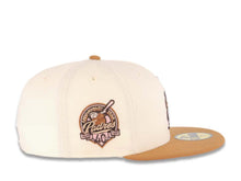 Load image into Gallery viewer, San Diego Padres New Era MLB 59FIFTY 5950 Fitted Cap Hat Cream Crown Light Brown Visor Brown/Pink Catching Friar Logo 40th Anniversary Side Patch
