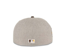 Load image into Gallery viewer, San Diego Padres New Era MLB 59FIFTY 5950 Fitted Cap Hat Heather Gray Crown Brown Visor Brown Logo Established 1969 Side Patch