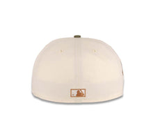 Load image into Gallery viewer, San Diego Padres New Era MLB 59FIFTY 5950 Fitted Cap Hat Cream Crown Olive Green Visor Light Brown Logo 1992 All-Star Game Side Patch Light Brown
