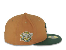 Load image into Gallery viewer, San Diego Padres New Era MLB 59FIFTY 5950 Fitted Cap Hat Brown Crown Green Visor Green/White Logo 1998 World Series Side Patch White UV