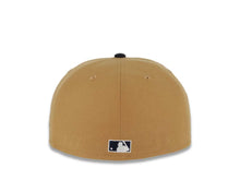 Load image into Gallery viewer, San Diego Padres New Era MLB 59FIFTY 5950 Fitted Cap Hat Wheat Crown Navy Blue Visor Navy Blue/White Logo 40th Anniversary Side Patch Black UV