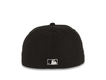 Load image into Gallery viewer, San Diego Padres New Era MLB 59FIFTY 5950 Fitted Cap Hat Black Crown White Visor White Logo 1998 World Series Side Patch