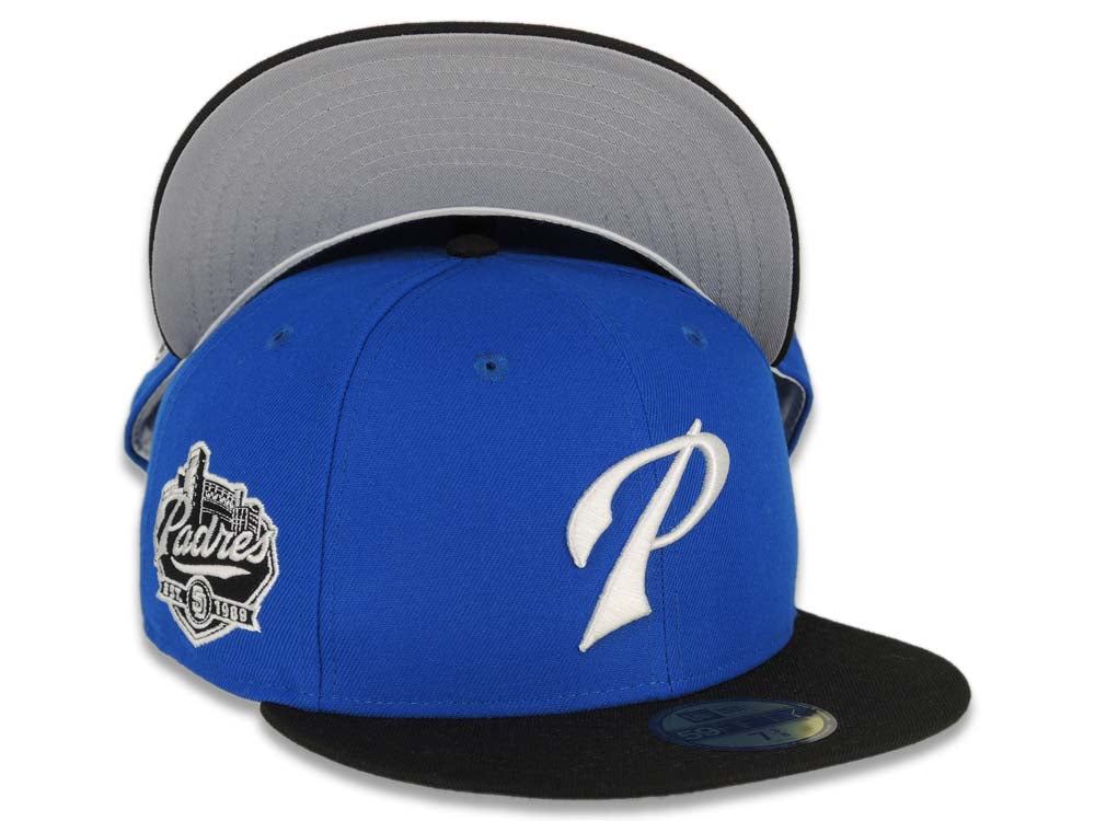 San Diego Padres New Era MLB 59FIFTY 5950 Fitted Cap Hat Royal