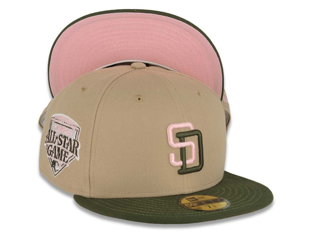 Olive green fitted hat with side patch Clearance