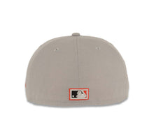 Load image into Gallery viewer, San Diego Padres New Era MLB 59FIFTY 5950 Fitted Cap Hat Gray Crown Black Visor Black/Red Logo 1992 All-Star Game Side Patch Red UV