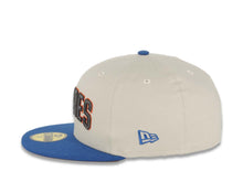 Load image into Gallery viewer, San Diego Padres New Era MLB 59FIFTY 5950 Fitted Cap Hat Stone Crown Blue Visor Metallic Black/Dark Orange Script Logo 2016 All-Star Game Side Patch