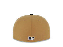 Load image into Gallery viewer, San Diego Padres New Era MLB 59FIFTY 5950 Fitted Cap Hat Wheat Crown Navy Visor Navy/White Script Logo 2016 All-Star Game Side Patch GrayUV