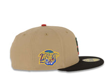 Load image into Gallery viewer, San Diego Padres New Era MLB 59FIFTY 5950 Fitted Cap Hat Khaki Crown Black Visor Dark Green/Red Logo 2016 All-Star Game Side Patch Dark Green UV