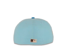 Load image into Gallery viewer, San Diego Padres New Era MLB 59FIFTY 5950 Fitted Cap Hat Sky Blue Crown Royal Blueu Visor Dark Gray/Light Brown Logo 1992 All-Star Game Side Patch