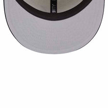 Load image into Gallery viewer, Atlanta Braves New Era MLB 59FIFTY 5950 Fitted Cap Hat Stone Gray Crown Navy Blue Visor Red/Navy Logo Back Logo Patch (World Class)