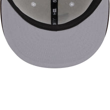 Load image into Gallery viewer, San Diego Padres New Era MLB 59FIFTY 5950 Fitted Cap Hat White Crown Brown Visor Flawless Team Color Logo (State Map)