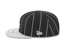 Load image into Gallery viewer, Chicago White Sox New Era MLB 9FIFTY 950 Snapback Cap Hat Black Pinstripe Crown Gray Visor White Logo