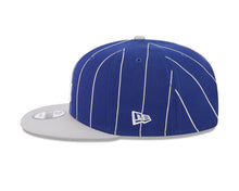 Load image into Gallery viewer, Los Angeles Dodgers New Era MLB 9FIFTY 950 Snapback Cap Hat Royal Blue Pinstripe Crown Gray Visor White Logo