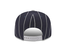Load image into Gallery viewer, New York Yankees New Era MLB 9FIFTY 950 Snapback Cap Hat Navy Pinstripe Crown Gray Visor White Logo
