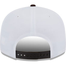 Load image into Gallery viewer, San Diego Padres New Era MLB 9FIFTY 950 Snapback Cap Hat White Crown Brown Visor Team Color Text/Crest Logo