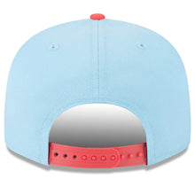 Load image into Gallery viewer, San Diego Padres New Era MLB 9FIFTY 950 Snapback Cap Hat Sky Blue Crown Pink Visor White/Pink Logo (2-Tone Color Pack)