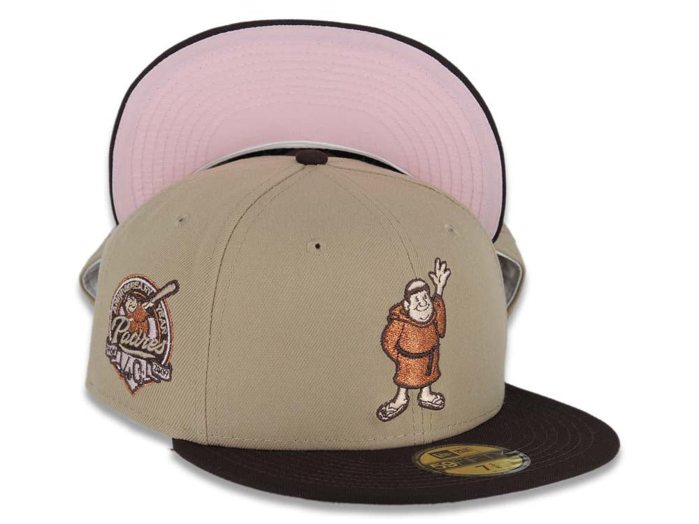 San Diego Padres 40th Anniversary Khaki 59FIFTY Fitted Cap