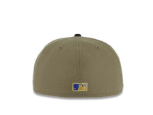 Load image into Gallery viewer, San Diego Padres New Era MLB 59FIFTY 5950 Fitted Cap Hat Light Olive Crown Black Visor Black/Blue Swinging Friar Logo 2007 All-Star Game Side Patch