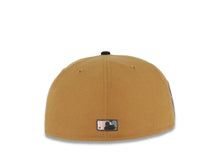 Load image into Gallery viewer, San Diego Padres New Era MLB 59FIFTY 5950 Fitted Cap Hat Wheat Crown Gray Visor Pink/Sky Blue Logo Stadium Side Patch Pink UV