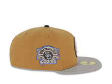 Load image into Gallery viewer, San Diego Padres New Era MLB 59FIFTY 5950 Fitted Cap Hat Wheat Crown Gray Visor Pink/Sky Blue Logo Stadium Side Patch Pink UV