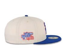 Load image into Gallery viewer, San Diego Padres New Era MLB 59FIFTY 5950 Fitted Cap Hat Cream Crown Light Royal Blue Visor Royal Blue/Red Logo 1984 World Series Side Patch Green UV