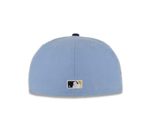 Load image into Gallery viewer, San Diego Padres New Era MLB 59FIFTY 5950 Fitted Cap Hat Sky Blue Crown Navy Blue Visor White/Metallic Gold Logo 2016 All-Star Game Side Patch Gray UV