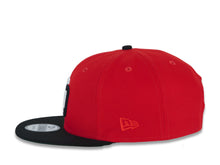 Load image into Gallery viewer, San Diego Padres New Era MLB 9FIFTY 950 Snapback Cap Hat Black Crown Red Visor White/Black Logo Established 1969 Side Patch Green UV
