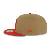 Load image into Gallery viewer, Mexico New Era World Baseball Classic WBC 59FIFTY 5950 Fitted Cap Hat Khaki Crown Red Visor White/Green/Red/Black Logo Gray UV