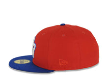 Load image into Gallery viewer, Puerto Rico New Era World Baseball Classic WBC 59FIFTY 5950 Fitted Cap Hat Red Crown Light Royal Blue Visor White/Light Royal Blue Logo Gray UV