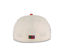 Load image into Gallery viewer, San Diego Padres New Era MLB 59FIFTY 5950 Fitted Cap Hat Cream Crown Red Visor Metallic Blue/Red Swinging Friar Logo 2016 All-Star Game Side Patch