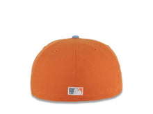 Load image into Gallery viewer, San Diego Padres New Era MLB 59FIFTY 5950 Fitted Cap Hat Orange Crown Sky Blue Visor Metallic Blue/Glow Whie Script Logo 1978 All-Star Game Side Patch