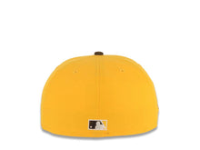 Load image into Gallery viewer, San Diego Padres New Era MLB 59FIFTY 5950 Fitted Cap Hat Yellow Crown Brown Visor Brown Logo 40th Anniversary Side Patch Green UV